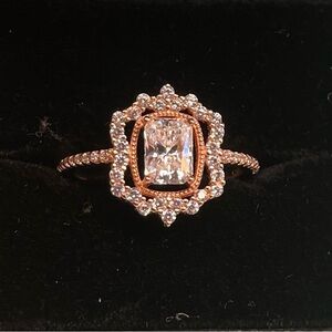 Vintage Designed, Certified Moissanite Diamond Ring Size 9.25